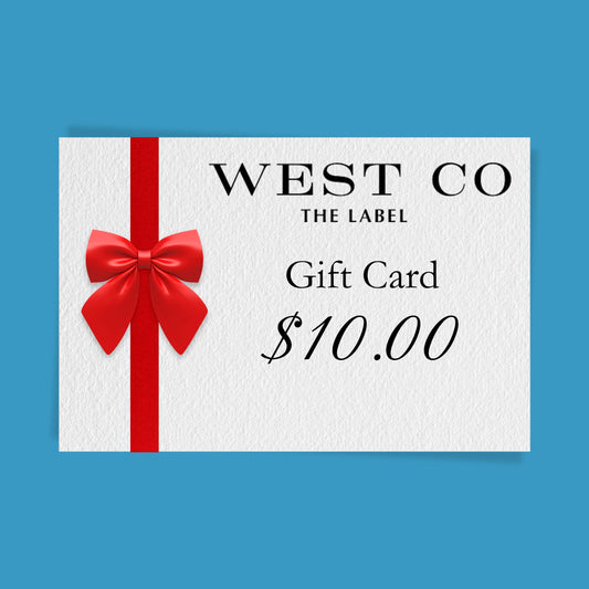 WEST CO GIFT CARD